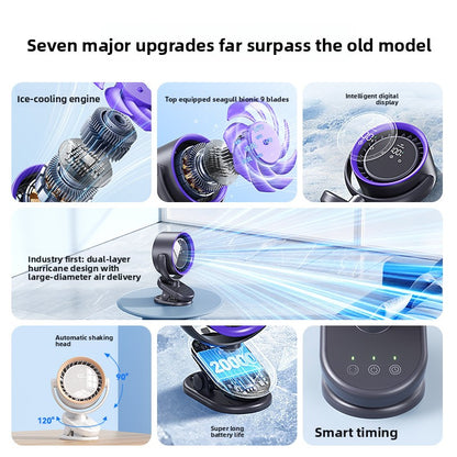 Portable Oscillating Clip Fan